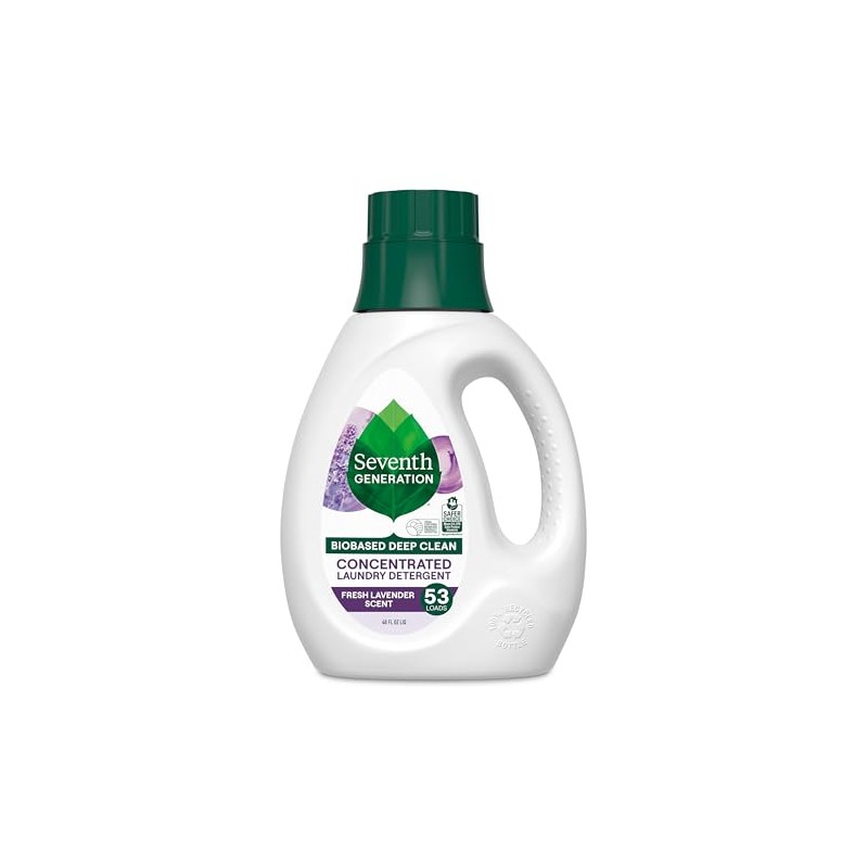 Seventh Generation Concentrated Laundry Detergent, Stain Fighting Formula, Fresh Lavender