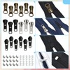 24 Pcs #5#7 Zipper Sliders Replacement Zipper Pull Repair Kit