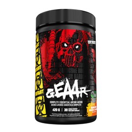MUTANT GEAAR - Complete Essential Amino Acids | 10g EAAs + Arginine | Vegan | Electrolytes | No Synthetic Colors or Flavours | Muscle Recovery & Hydration | 420g | 30 Serves | Orange Rush