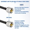 Superbat CB Radio Coax Cable 50ft RG142 Coax Cable with