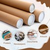 Feifeiya 4 Pack Mailing Tube 4" x 35", 3" x