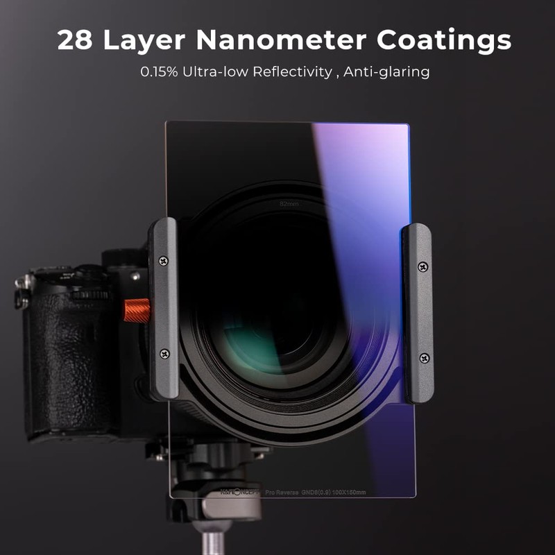 K&F Concept Reverse Graduated ND8 Filters, Square GND8 Grad Neutral