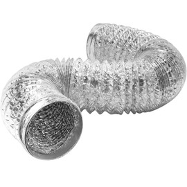 Okryain Duct Hose, Aluminum Duct, Reinforced Protection on Both Ends Type, Free Extending, Three Layers, Triangular Exhaust Hose, Air Exhaust Duct, Ventilation System DIY, Dryer, Paint Booth (59.0 x