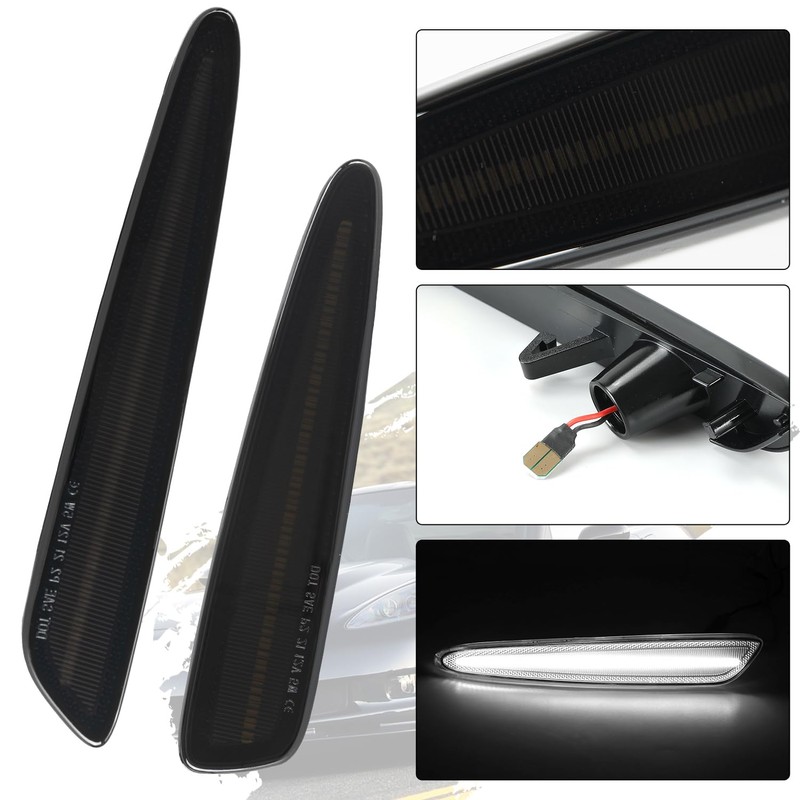 ROCCS C6 Corvette Side Marker Lights Compatible with Chevy Corvette