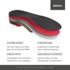 Bergal Men's X-treme Einlegesohle für Freizeit Orthotic Insole, Multicolour (Schwarz),