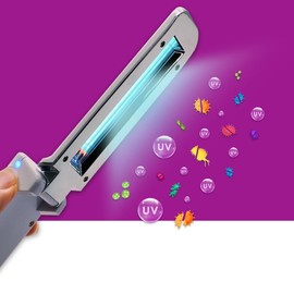 Rveal UV Light Sanitizer & Ultraviolet Disinfection Device (Portable UV-C Cleaner for Home, Car, Bathroom | Foldable UVC Disinfection Bulb | Kill 99% of Germs, Bacteria, Viruses | USA)