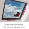 MYshade Custom Cordless Skylight Shades,100% Blackout Cellular Honeycomb Blinds for