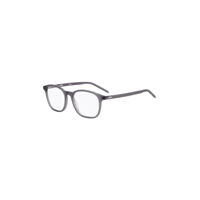 Hugo brillengestell hg 1024, rechteckig, in matte brown, gefertigt aus