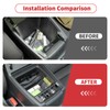 Linskip Center Console Organizer Tray with Non-Slip Mat Compatible with