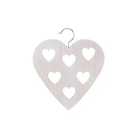 Shabby Chic Wooden Scarf Scarves Hanger Wardrobe Hanger Hearts