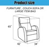 Aoblok Plastic Furniture Covers, Chair Covers for Movable Storage, Waterproof,