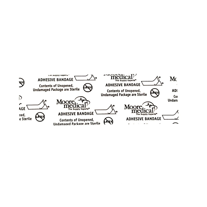 Moorebrand Fabric Adhesive Bandages, 3/4" x 3" - 100/box
