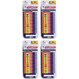 [Bulk Purchase] Dental Pro Interdental Brush I-Shaped Size 3 (S) 15P [4 Packs]