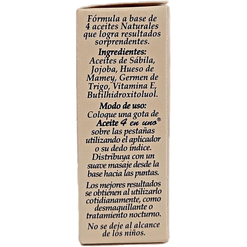 Aceite para Crecer y Alargar sus Pestañas Prosa 4 en