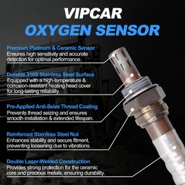VIPCAR 2349112 Oxygen Sensor Upstream O2 Sensor Compatible with Toyota 2011-13 Corolla 1.8L, 2012-13 Matrix 1.8L, 2012-15 Prius 1.8L, 2012-15 Prius Plug-in, 2012-14 Prius V