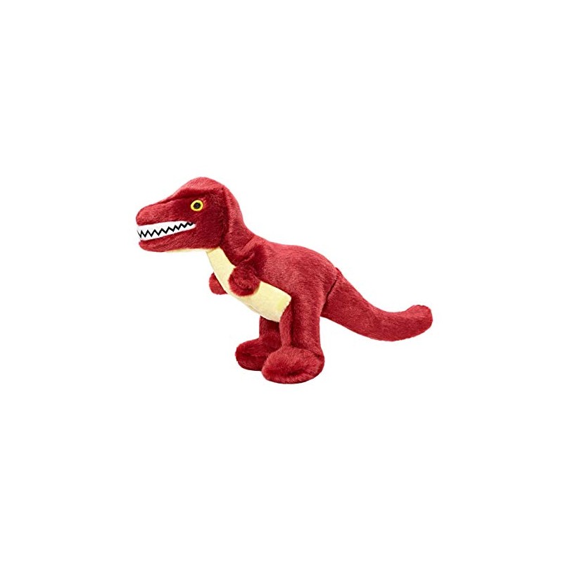 Fluff & Tuff Tiny T-Rex Plush Toy for Small Dogs,