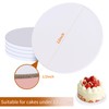 PFAMKEER PFAMKEER 8Pcs Cake Boards 12 Inch Round,White Sturdy 1/2