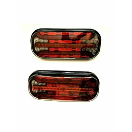 MelTruck 2 x 6-functional LED rear light, dynamic indicator, 5 pin bayonet, trailer, lorry