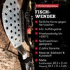 FM PROFESSIONAL Fmprofessional Colour Fish Slice, Stainless Steel, Black, 50