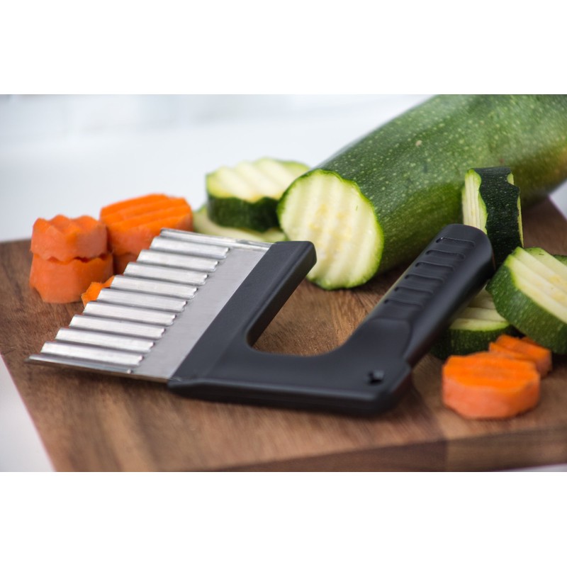 Fox Run Wavy Vegetable/Cheese Slicer, Stainless Steel, 1 x 4
