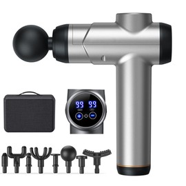 zybeauty Massage Gun Percussion Massager 99 Speed Deep Tissue Muscle Vibrating 8 heads