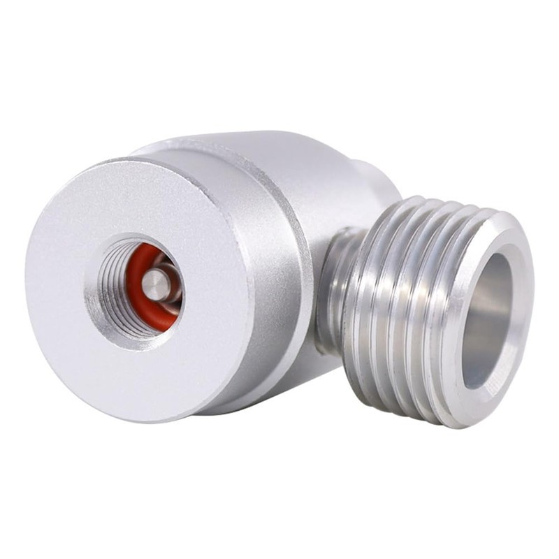 Pinafresa CO2 Bottle Refill Adapter, Self-Made Gas Bottle Regulator M10X1