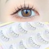 HAPVITAL False Eyelashes for Lower Eyelashes, Natural False Eyelashes, Handmade