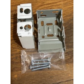 Bali Universal blinds mounting boxes x2 in pack with hardware~ White New
