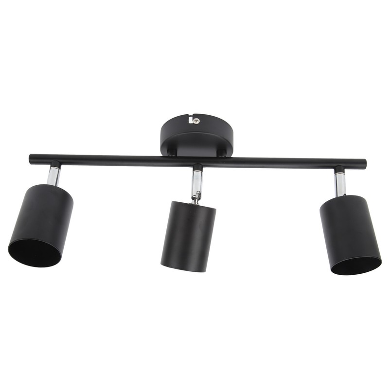 LED Track Light Kit 3 Heads 15.9in Arm 90 Degrees