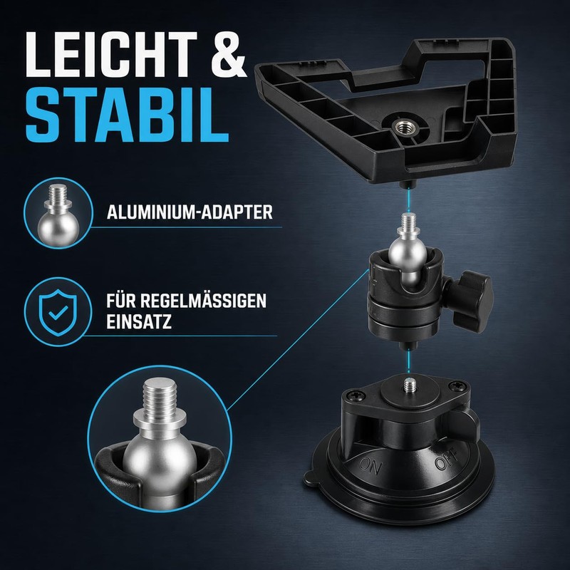 For Starlink Suction Cup Mount 360° Rotatable Suction Cup Mounting