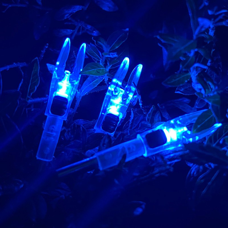 KEAUP 6/12 Pack G Lighted Nocks for Arrows with .165