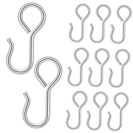 Gatuida Pack of 50 Metal Mounting Hooks for Car Seat Cover Filler for Car Seats Car Interior Accessories Car Seat Covers Hooks for Car Seat Cushion Iron