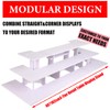 HAOWUJIN 3 Tier Retail Display Stand, Portable Product Shelves, Table