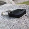 Calsgkspray Black Mini Flashlight Keychain Keychain Lightweight Mobile Black Durable