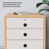 Ansodo Pack of 12 Drawer Knobs, Round Furniture Knobs, Cupboard