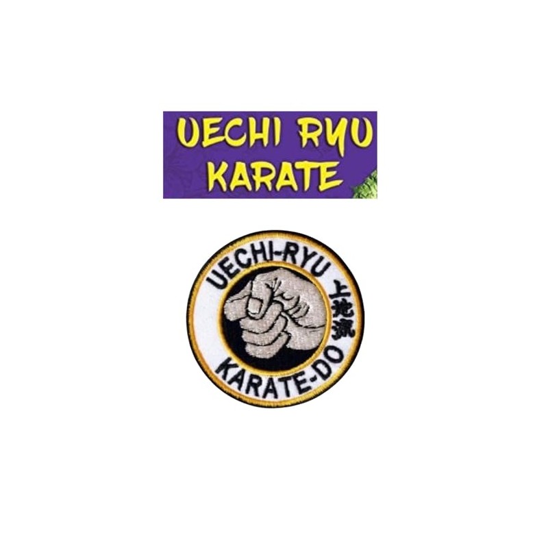 UECHI-RYU Karate Japanese Gi Badge Patch 3inch Embroidered Martial Arts