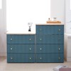Bono House Camilla Thembaboard Wood Top 4-Drawer Chest (6 Colors)