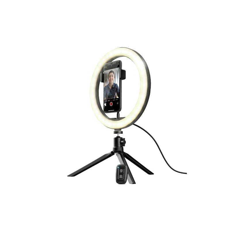 Trust Gaming Maku Ring Light with Tripod Stand & Phone