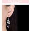 Sterling Silver Earrings for Women Girl, Silver Drop Earrings with