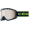 Cebe Ridge Otg Safety Glasses - Matte Black Lime, Large