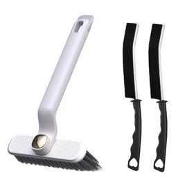 Counius Gap Cleaning Brush, 3-Piece Cleaning Brush Set, Corner Cleaning Brushes, Multifunctional Joint Cleaning Brush, Multi-Purpose Cleaning Brush for Tiles, Bathrooms, Kitchen, Car Mortar