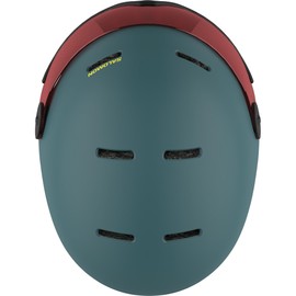 Salomon Orka Visor Kids Helmet Ski Snowboarding, Integrated convenience, Easy to adjust fit, and Lightweight, Grey, KL 5659