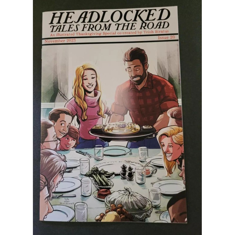 PRO WRESTLING CRATE "THANKSGIVING SPECIAL" COMIC!! TRISH STRATUS!!