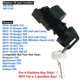 4012166 Ignition Key Switch