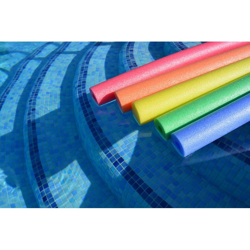Chochkees Purple Pool Noodles Swimming Hollow Core Foam Tube, Floating