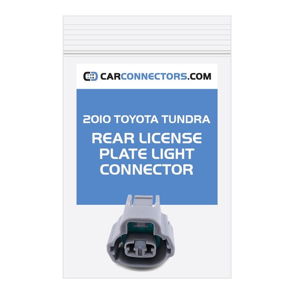 Rear License Plate Light Connector for 2010 Toyota Tundra