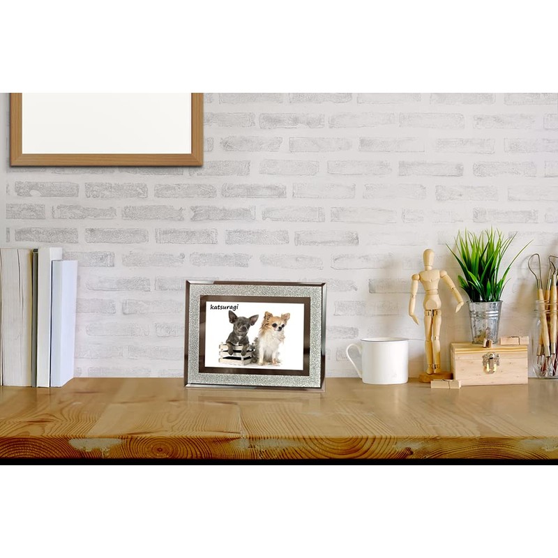 Photo Frame, L Size, Stylish, 2 Pieces, Tabletop, Living Room,