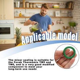 5Pcs Blender Sealing Gasket O Replacement,Blender Gasket Sealing Ring for Vorwerk Thermomix TM5 TM6 Blender Accessory Countertop Blender Replacement Parts Blender Replacement Pitcher