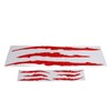 2Pcs Car Hood Cover Sticker Claw Mark Style Universal Engine