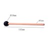 2Pcs Ethereal Drumstick Maple Percussion Drum Sticks Rubber Round Head